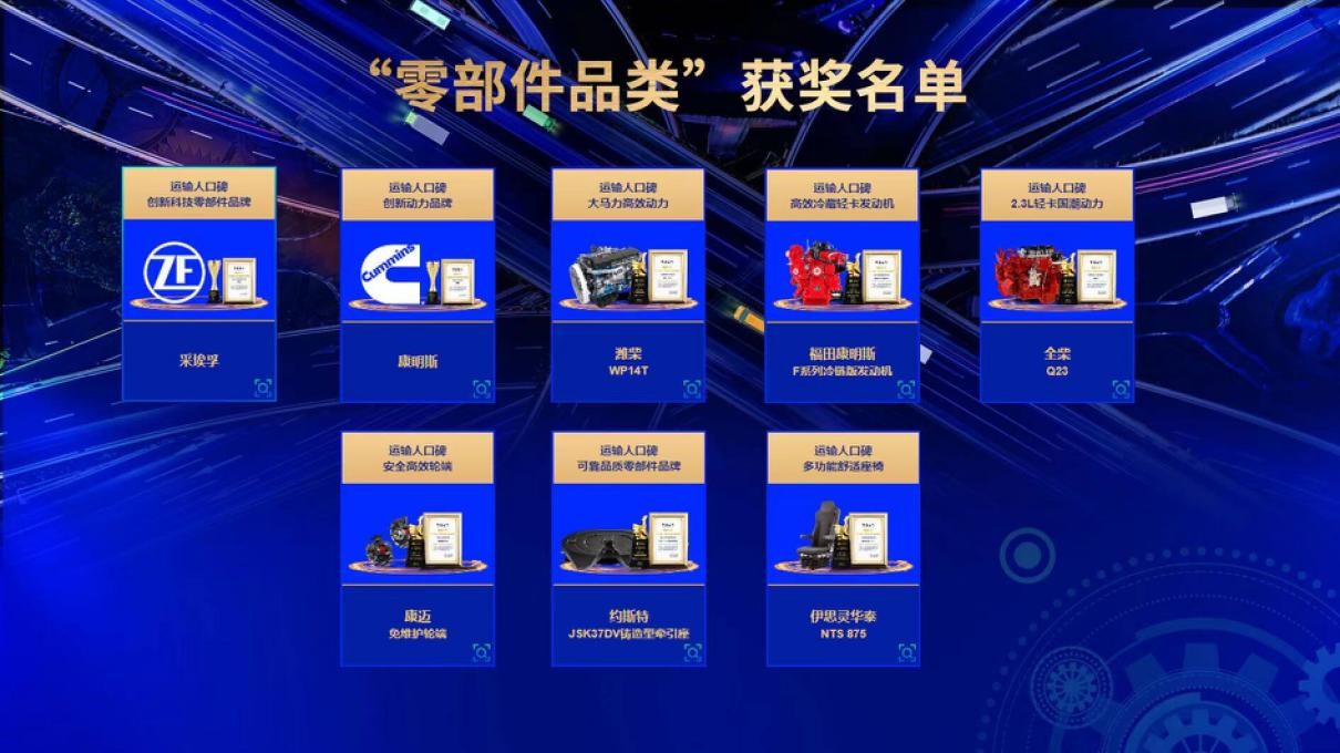第五届“智远杯” 运输人口碑商用车及零部件获奖名单隆重揭晓 八个关键词总结选车趋势